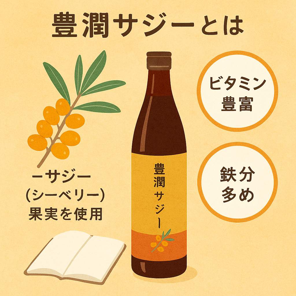 豊潤サジーの栄養と原材料